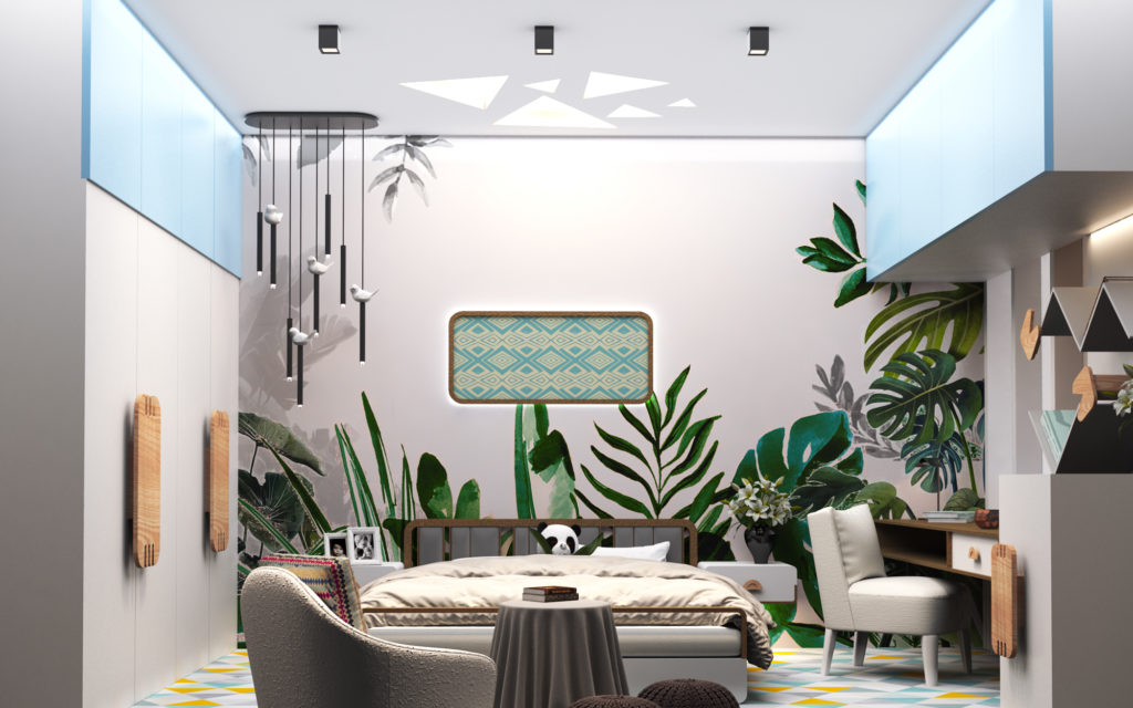 Kids Room Render 1